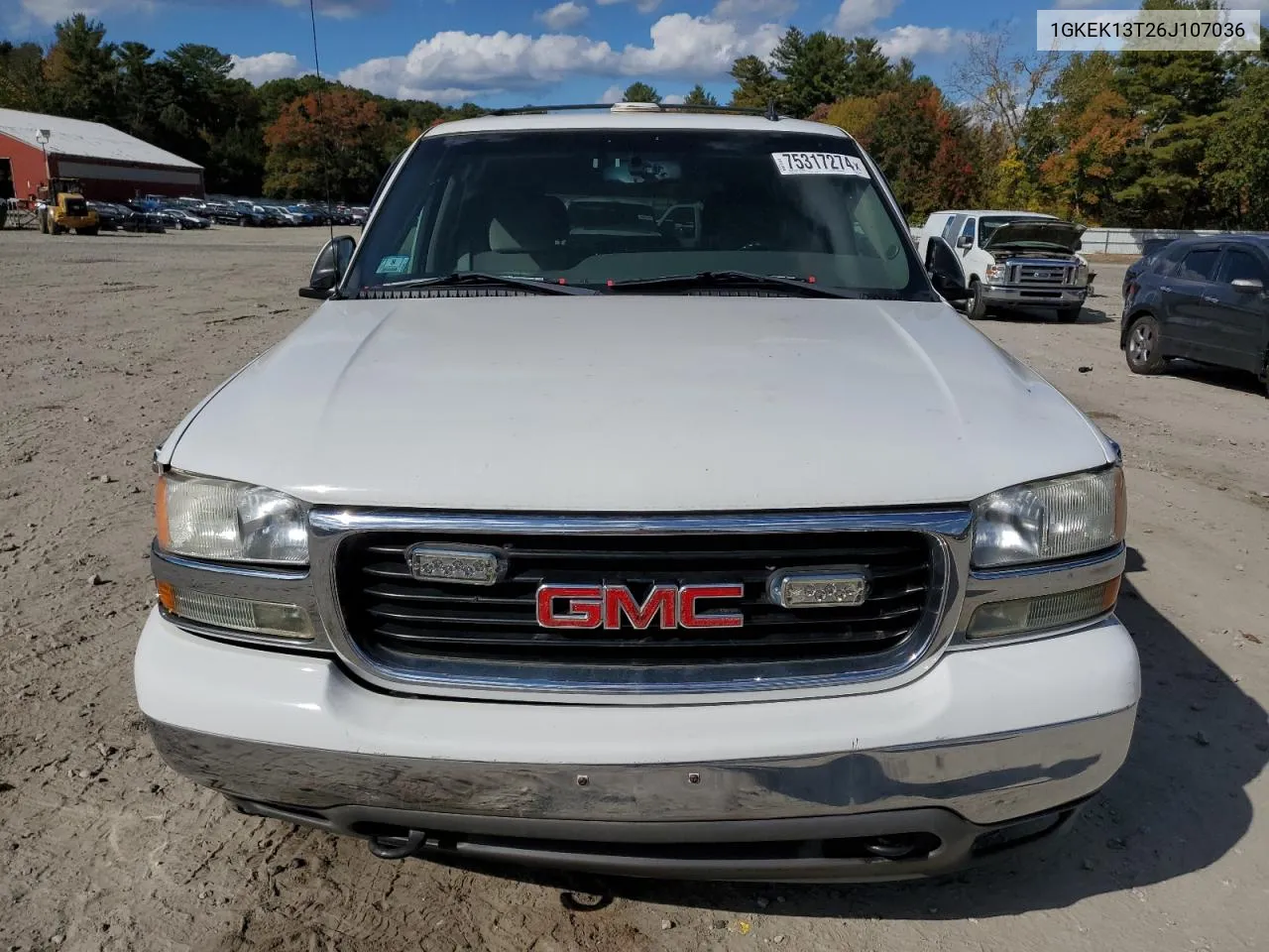 2006 GMC Yukon VIN: 1GKEK13T26J107036 Lot: 75317274