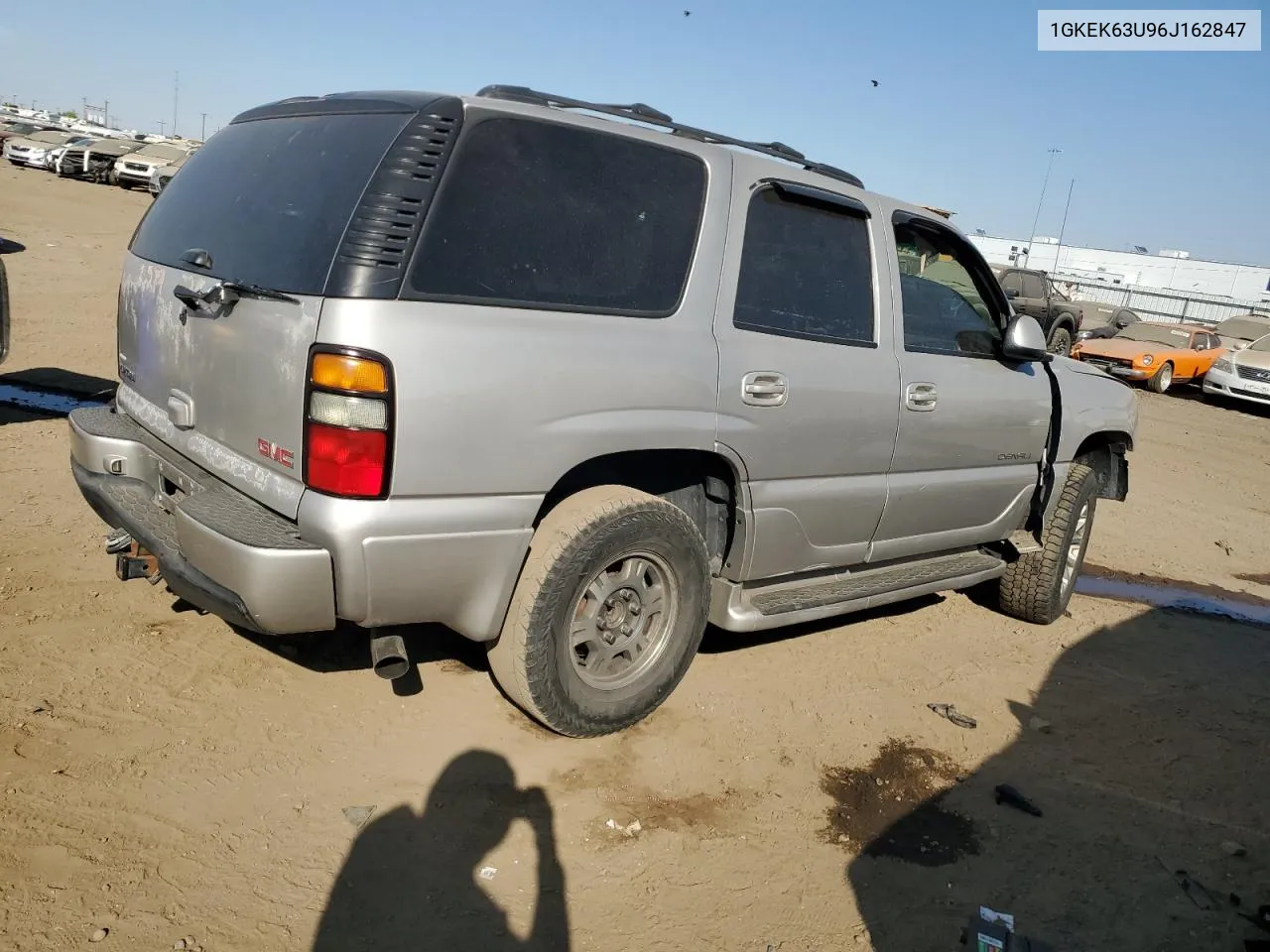 2006 GMC Yukon Denali VIN: 1GKEK63U96J162847 Lot: 75671254