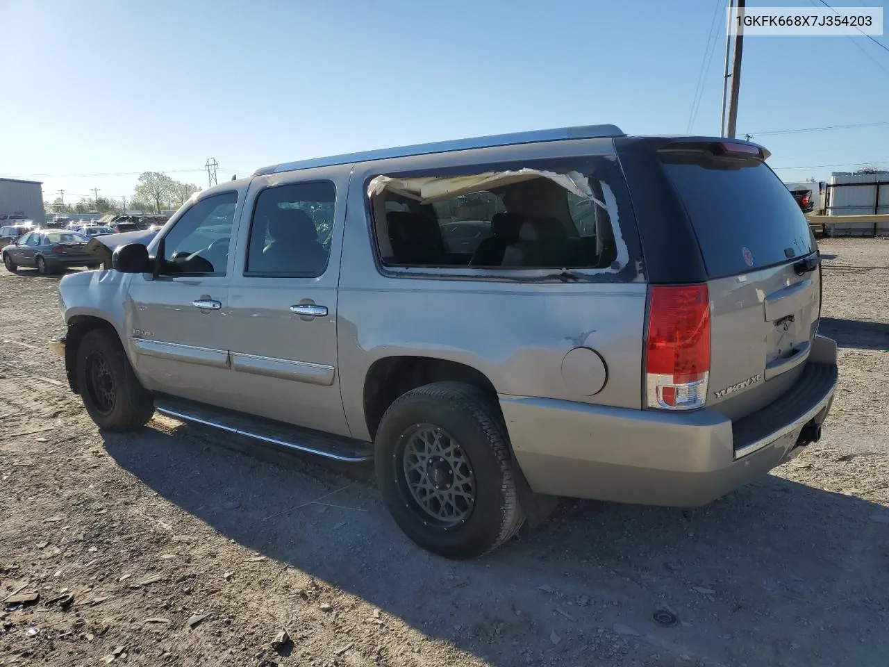 1GKFK668X7J354203 2007 GMC Yukon Xl Denali