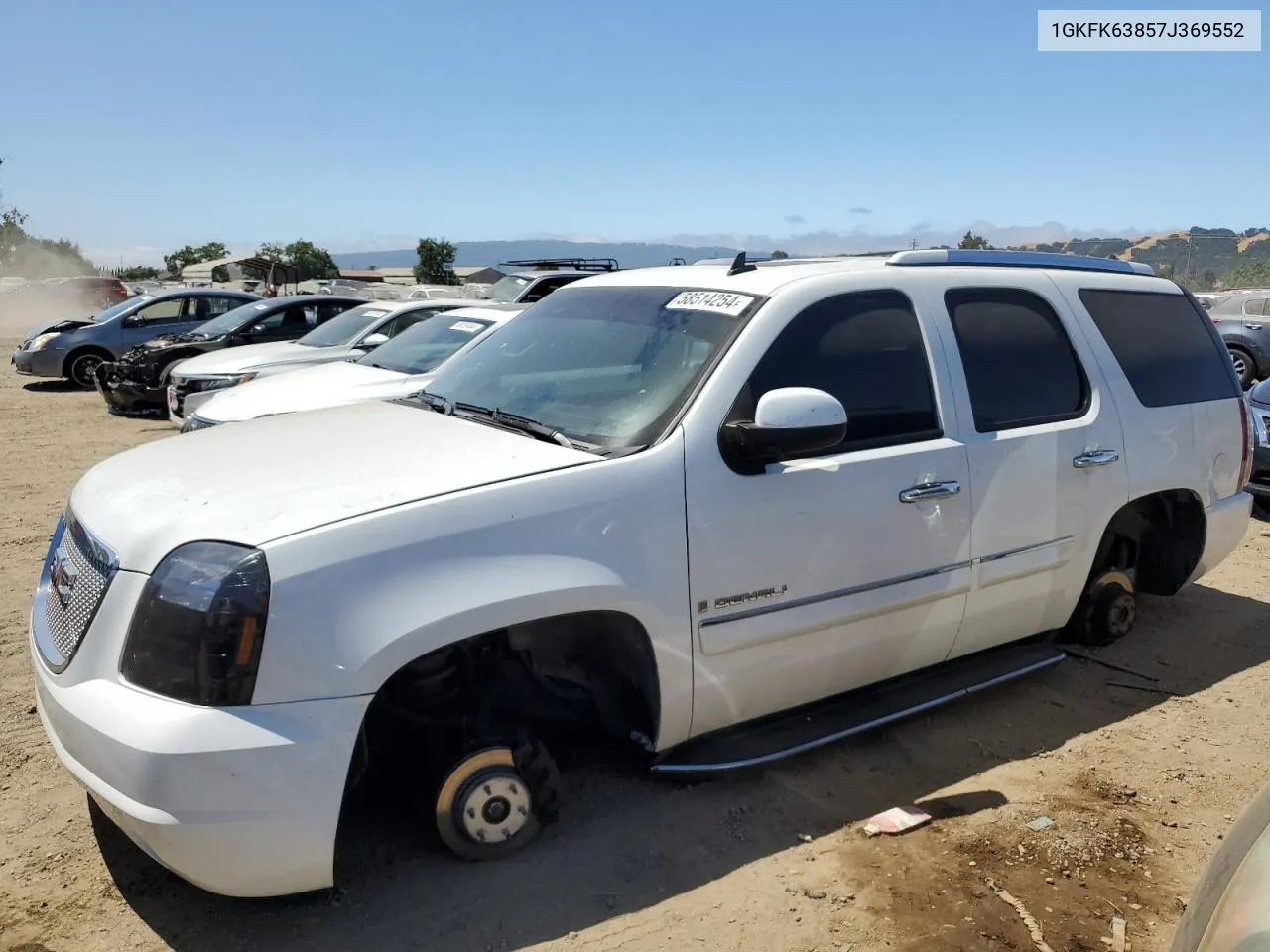 1GKFK63857J369552 2007 GMC Yukon Denali