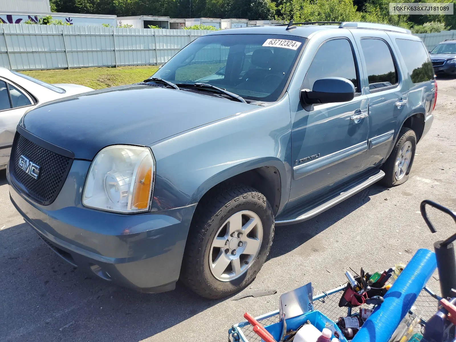 2007 GMC Yukon Denali VIN: 1GKFK638X7J181089 Lot: 63712324