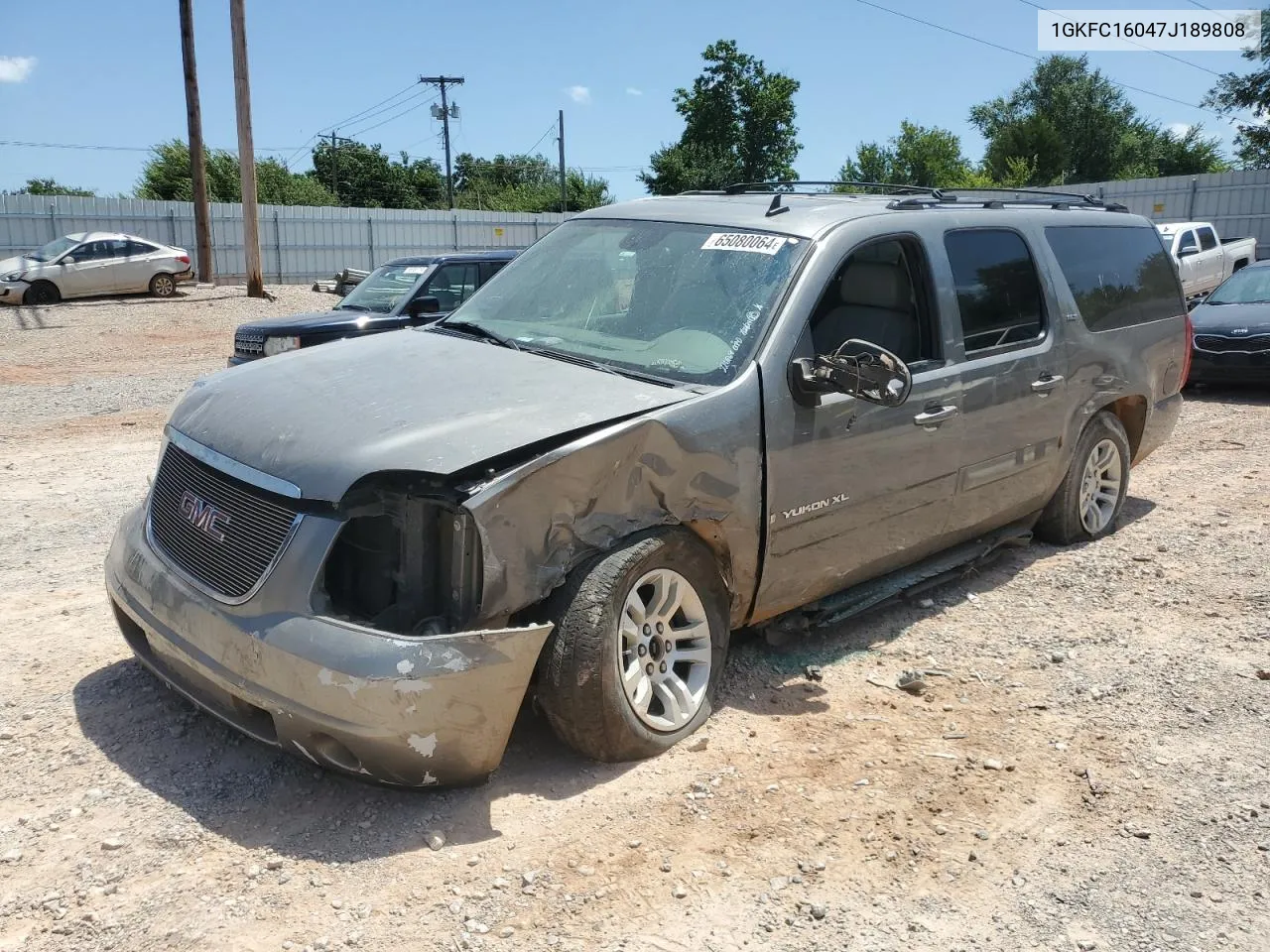 2007 GMC Yukon Xl C1500 VIN: 1GKFC16047J189808 Lot: 65080064