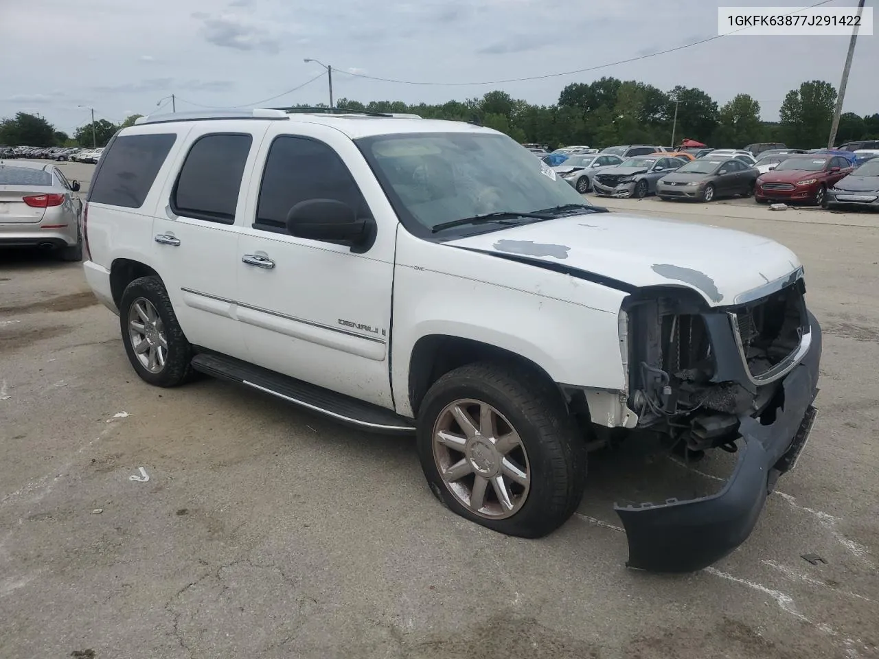 2007 GMC Yukon Denali VIN: 1GKFK63877J291422 Lot: 65998494