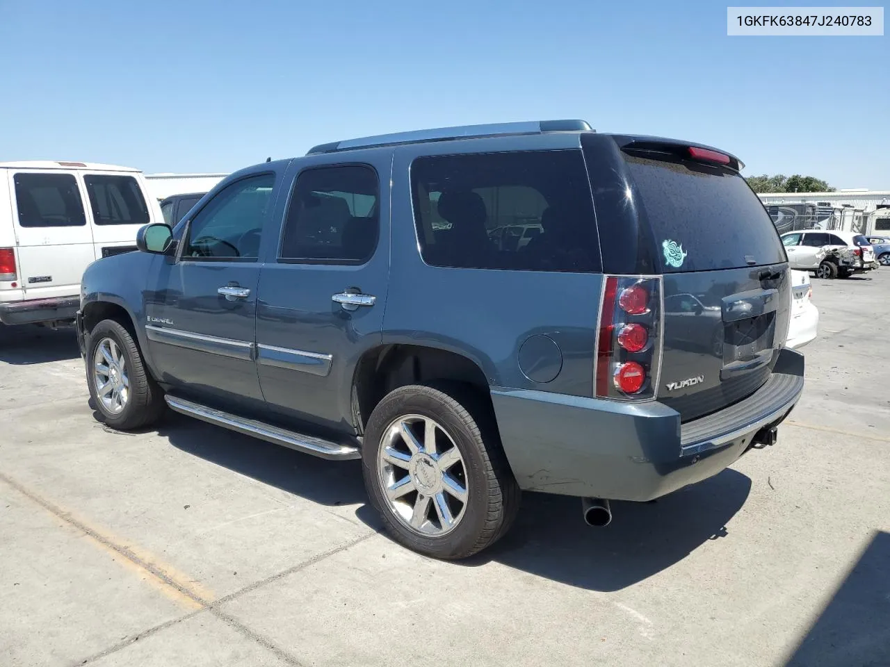 2007 GMC Yukon Denali VIN: 1GKFK63847J240783 Lot: 66149934