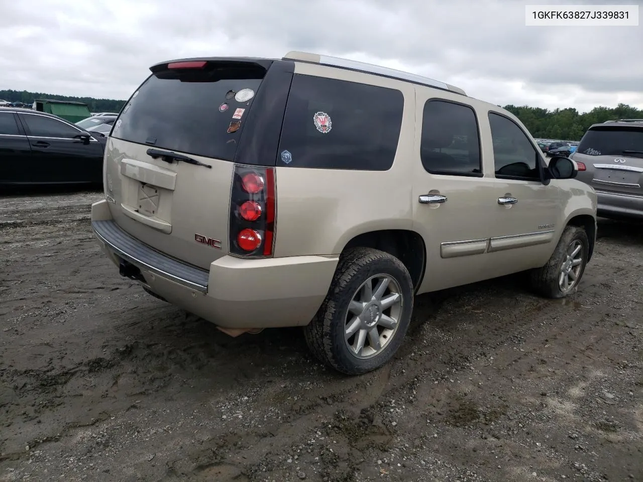 2007 GMC Yukon Denali VIN: 1GKFK63827J339831 Lot: 66190664