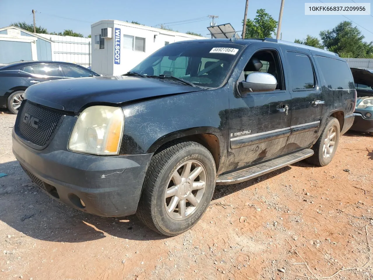 2007 GMC Yukon Xl Denali VIN: 1GKFK66837J209956 Lot: 66927864