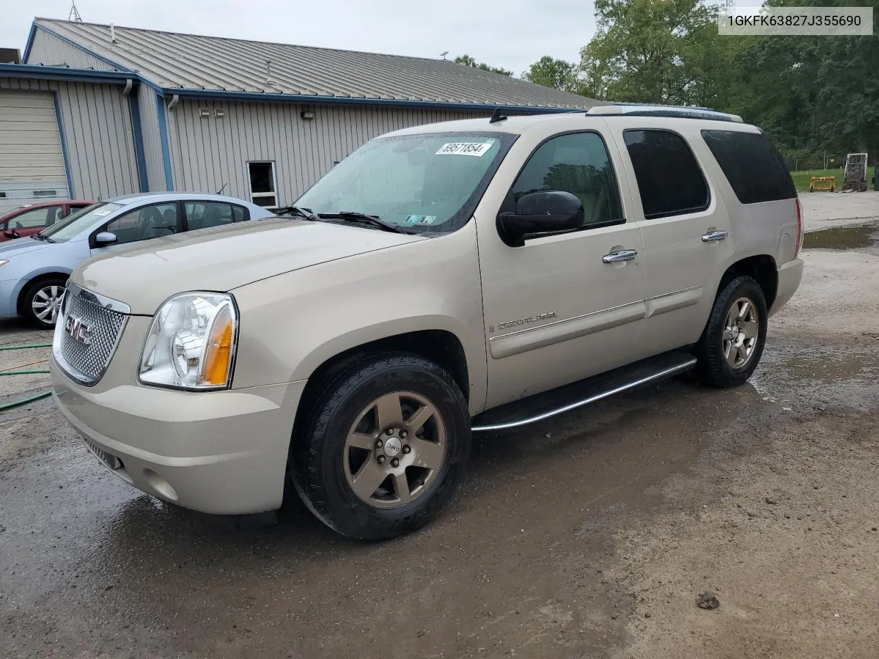 2007 GMC Yukon Denali VIN: 1GKFK63827J355690 Lot: 69571854