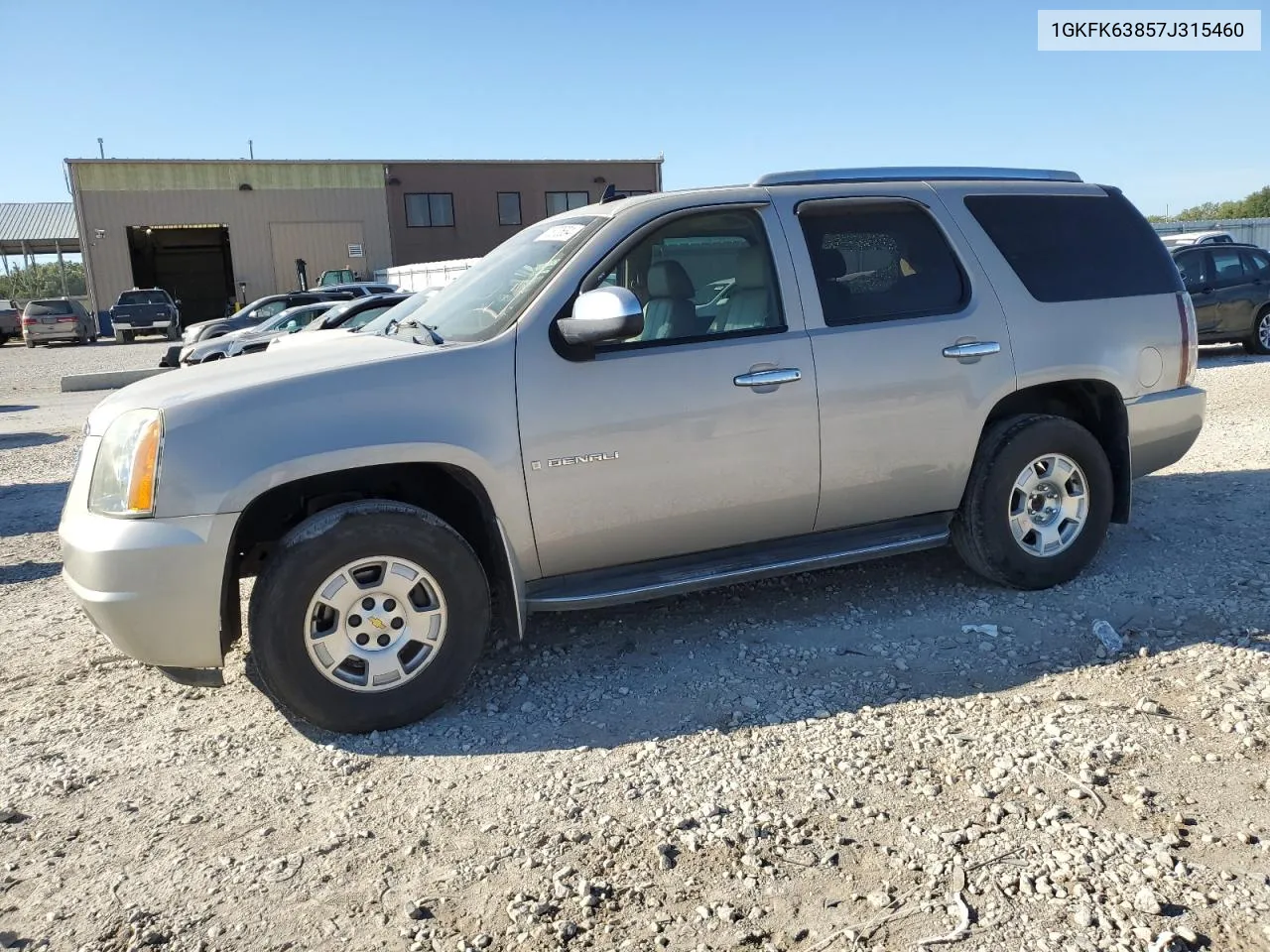 2007 GMC Yukon Denali VIN: 1GKFK63857J315460 Lot: 70870634