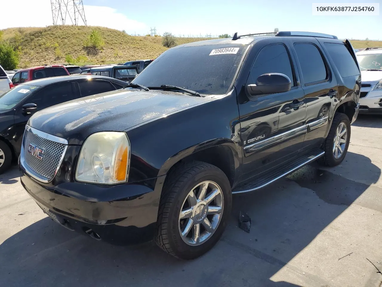 2007 GMC Yukon Denali VIN: 1GKFK63877J254760 Lot: 70983944