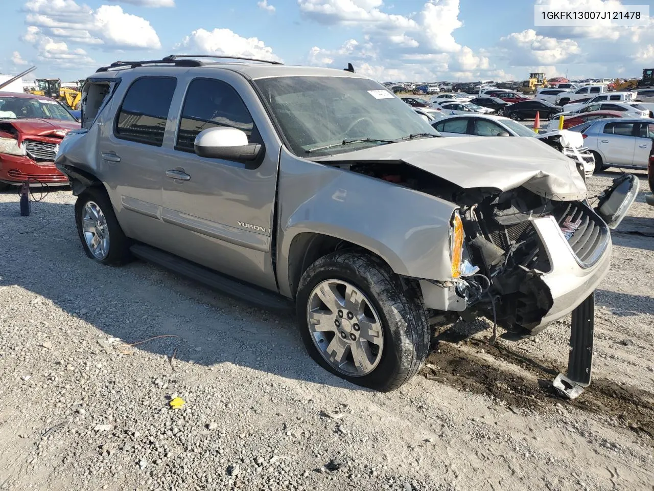 2007 GMC Yukon VIN: 1GKFK13007J121478 Lot: 71440124