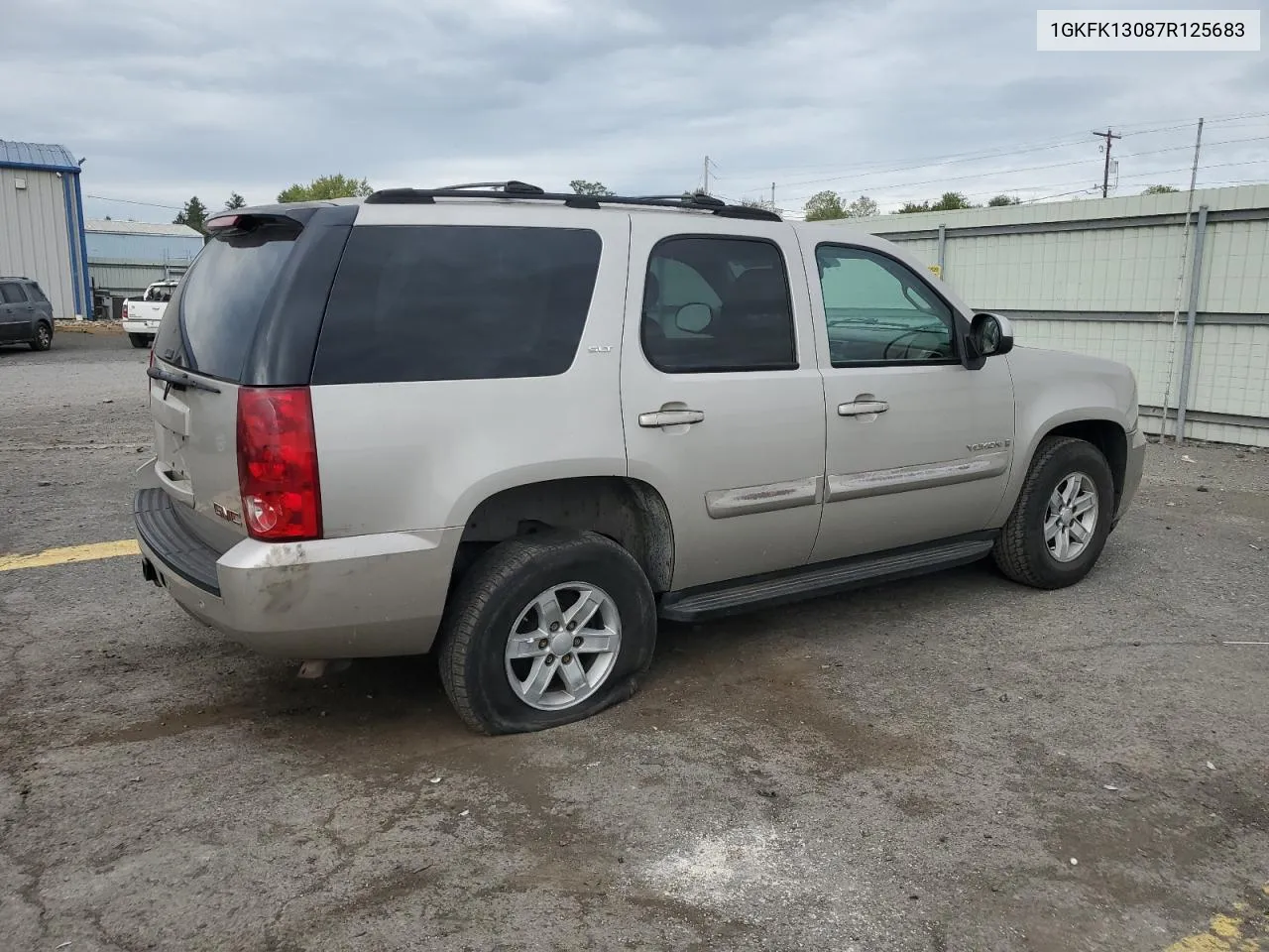 2007 GMC Yukon VIN: 1GKFK13087R125683 Lot: 72189844