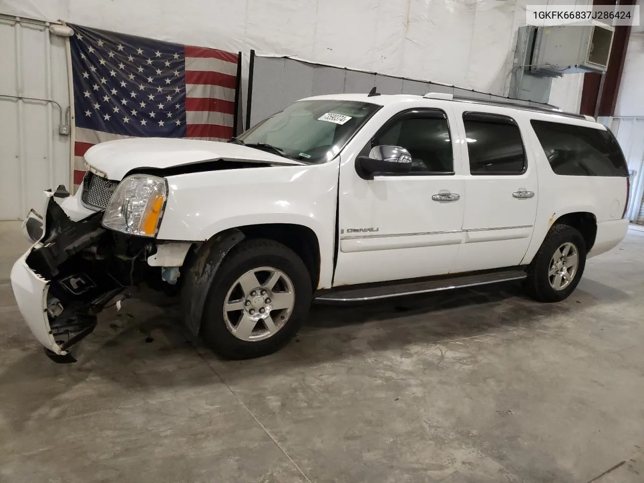 2007 GMC Yukon Xl Denali VIN: 1GKFK66837J286424 Lot: 73590374