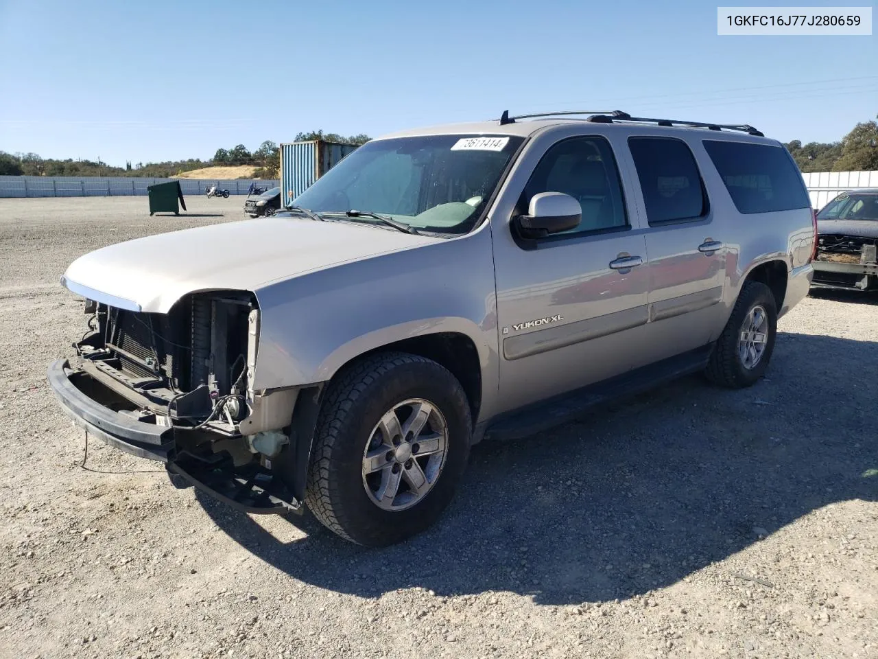 2007 GMC Yukon Xl C1500 VIN: 1GKFC16J77J280659 Lot: 73611414