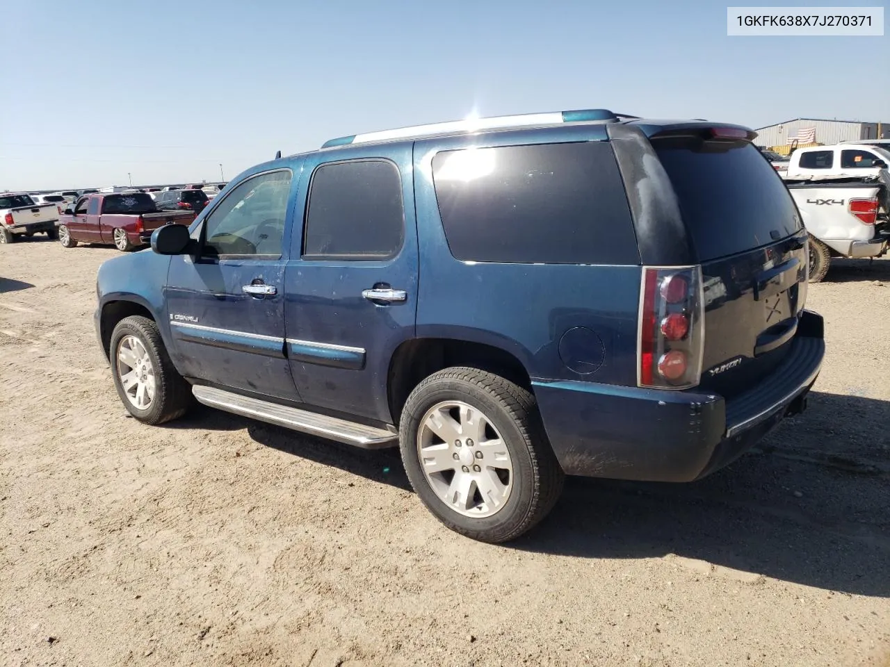 2007 GMC Yukon Denali VIN: 1GKFK638X7J270371 Lot: 74242544