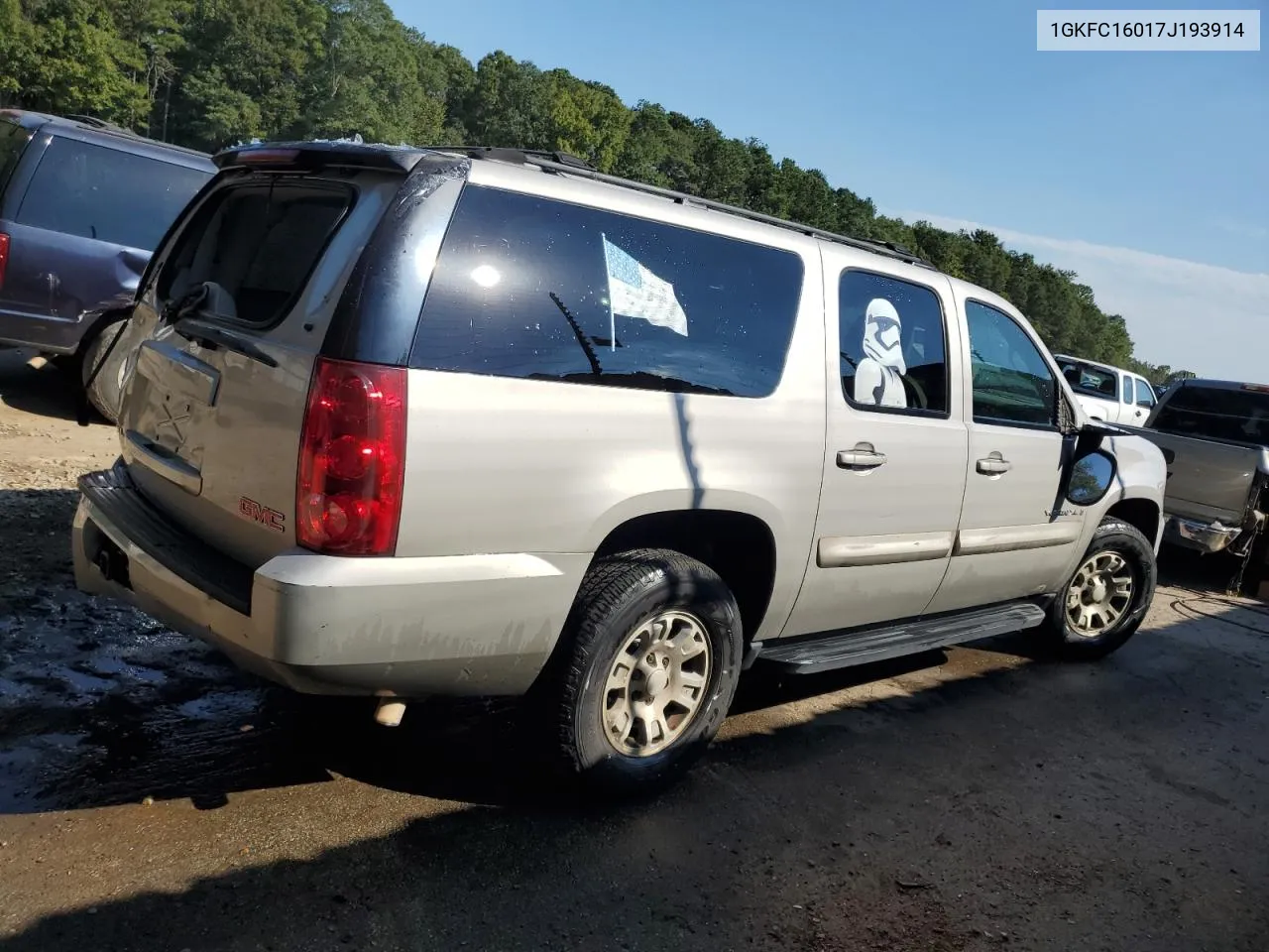 2007 GMC Yukon Xl C1500 VIN: 1GKFC16017J193914 Lot: 75197924