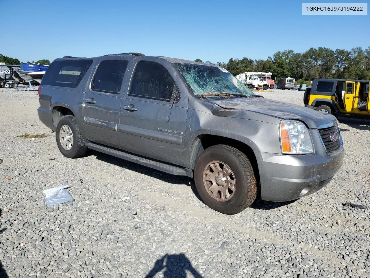 1GKFC16J97J194222 2007 GMC Yukon Xl C1500