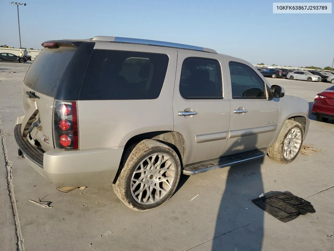 2007 GMC Yukon Denali VIN: 1GKFK63867J293789 Lot: 75705004