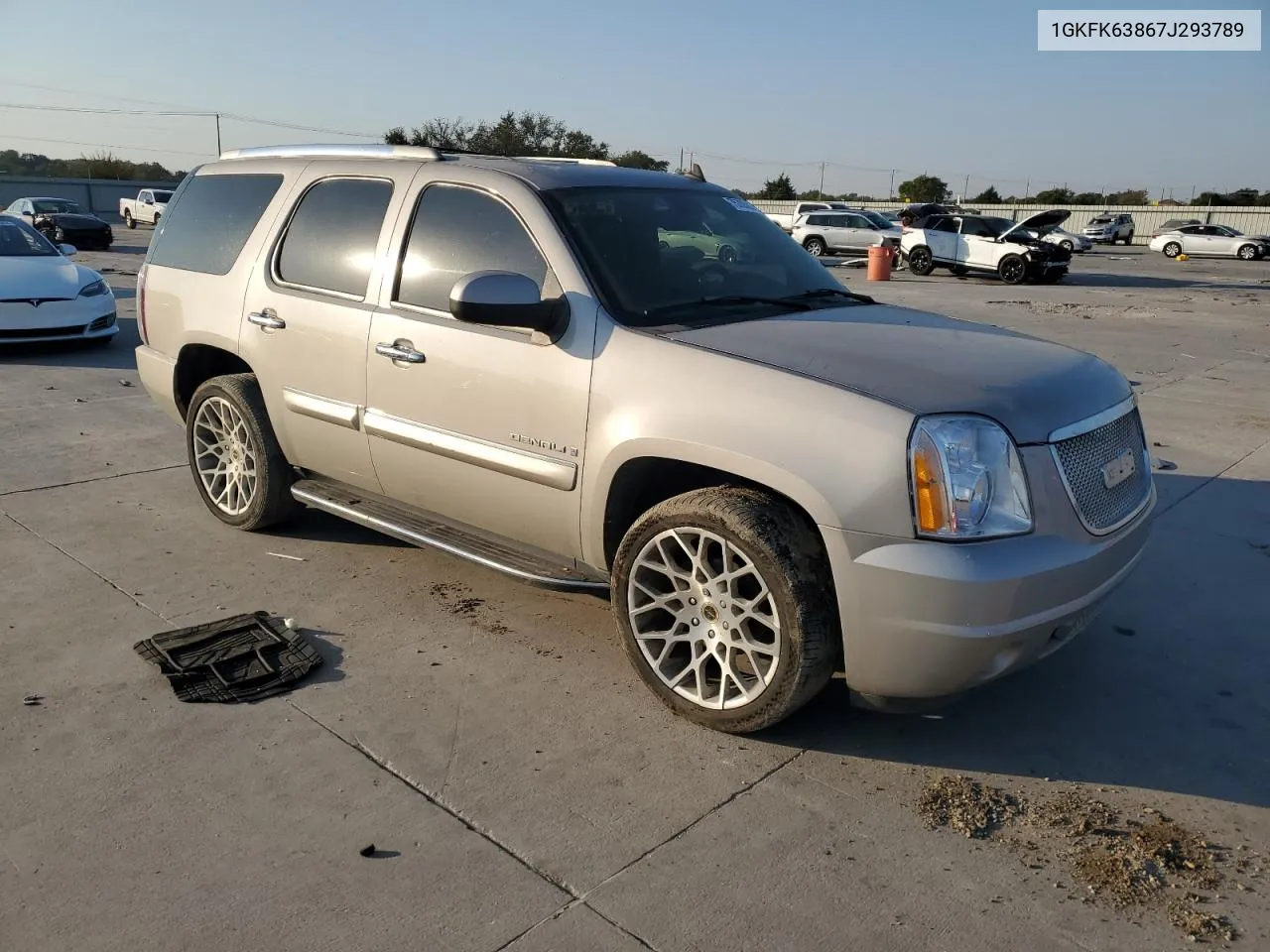 2007 GMC Yukon Denali VIN: 1GKFK63867J293789 Lot: 75705004