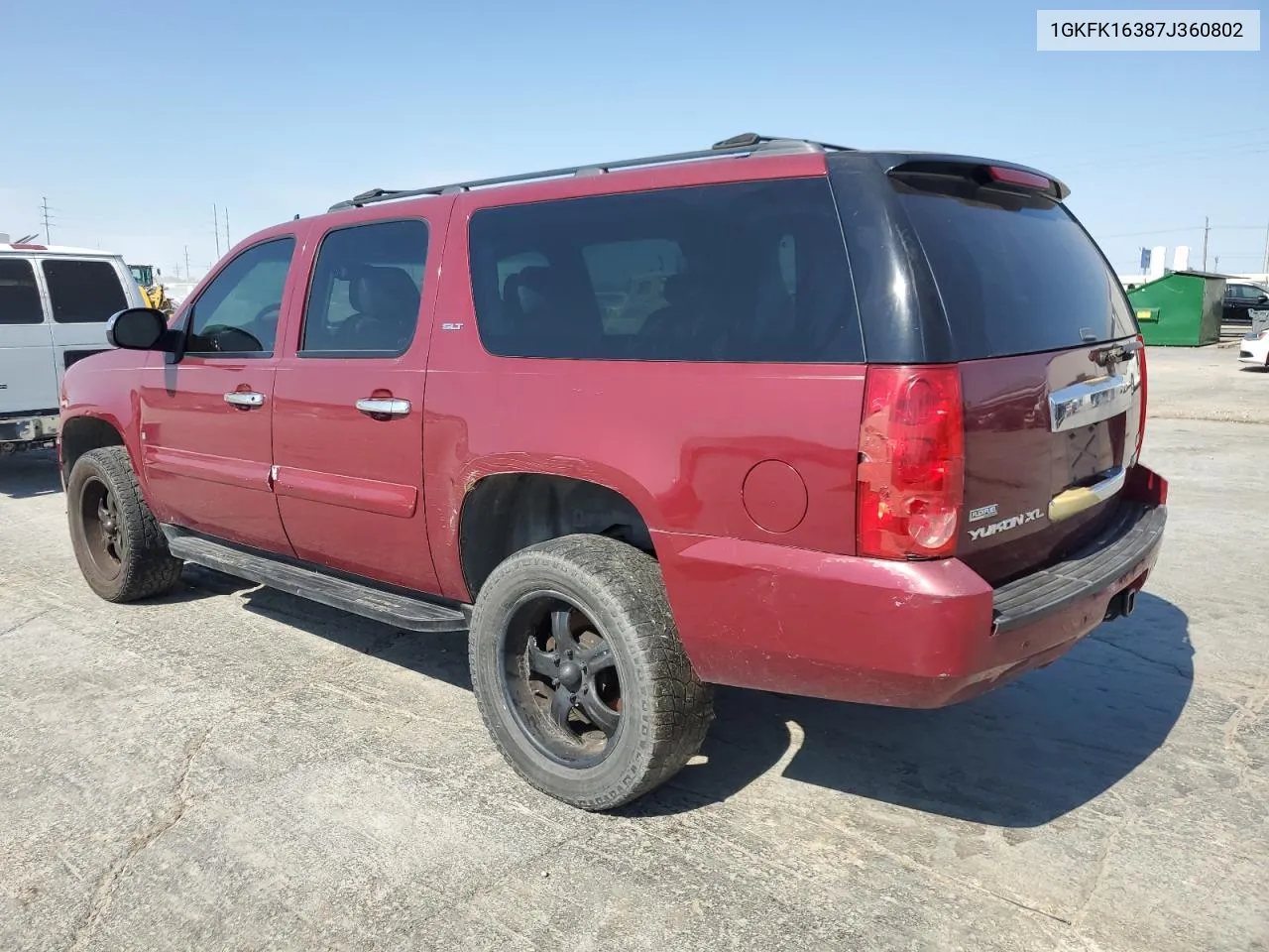 1GKFK16387J360802 2007 GMC Yukon Xl K1500