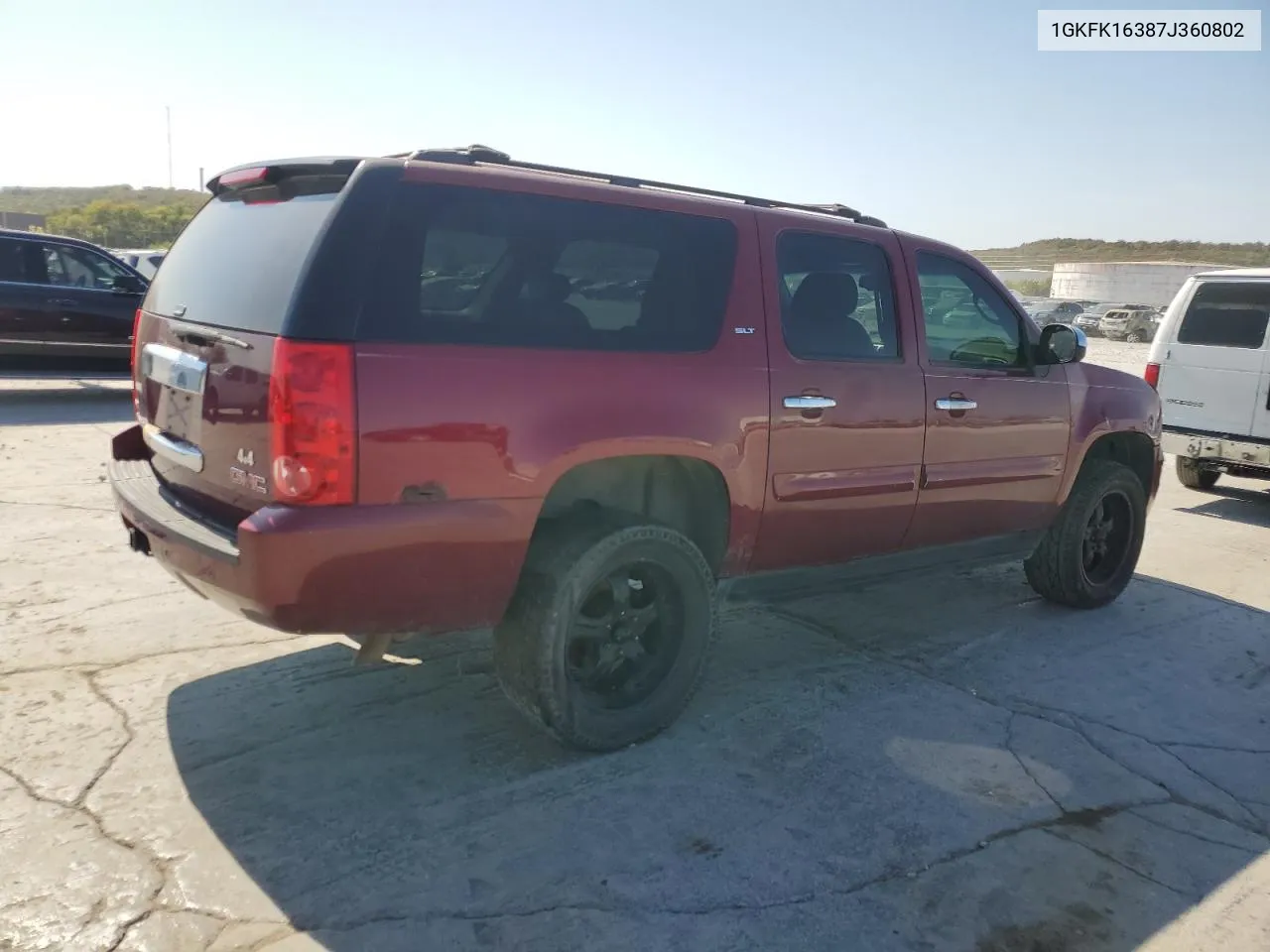 1GKFK16387J360802 2007 GMC Yukon Xl K1500