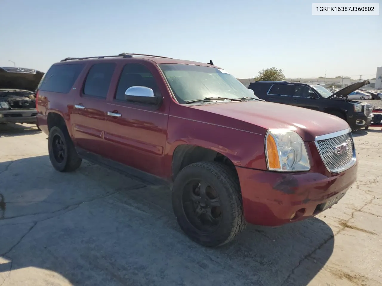 2007 GMC Yukon Xl K1500 VIN: 1GKFK16387J360802 Lot: 76119804