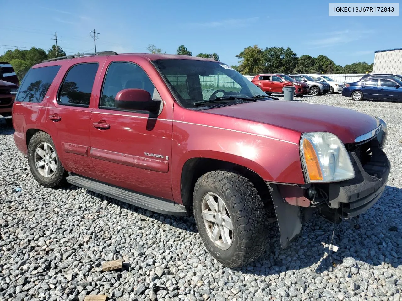 2007 GMC Yukon VIN: 1GKEC13J67R172843 Lot: 76801504