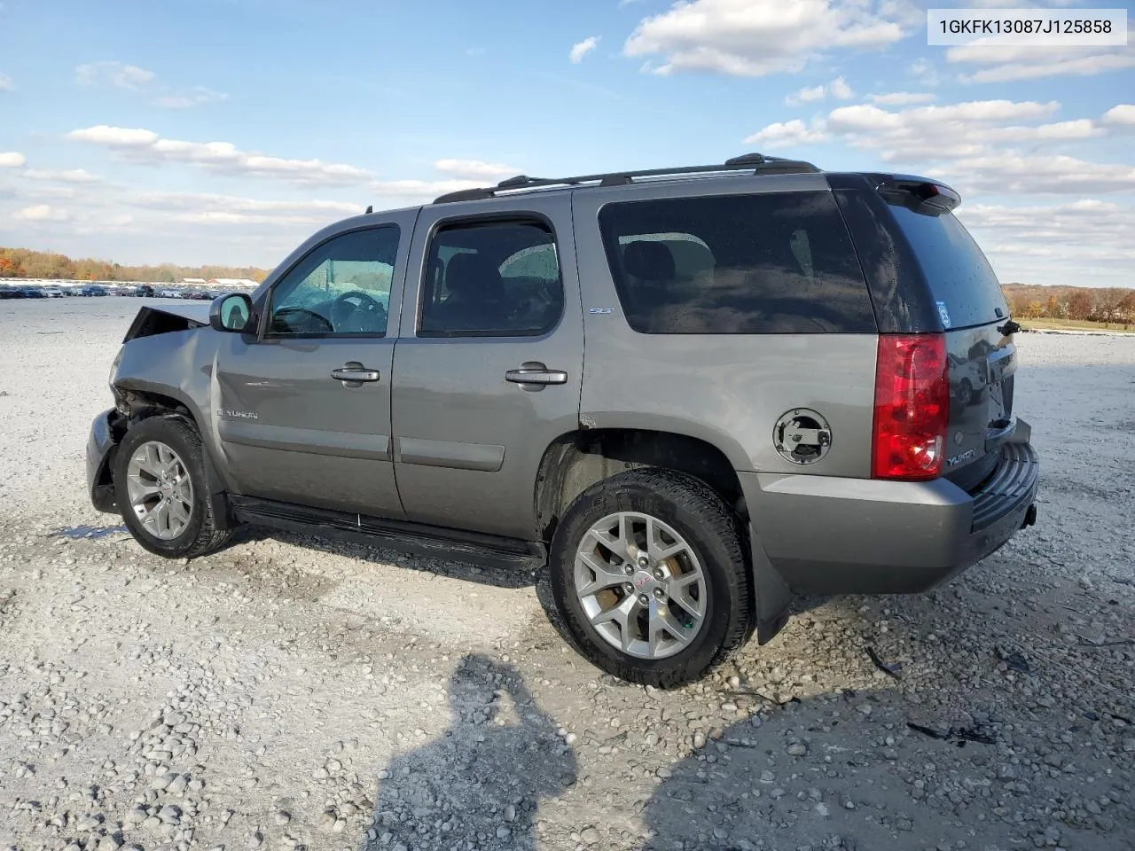 2007 GMC Yukon VIN: 1GKFK13087J125858 Lot: 77382614