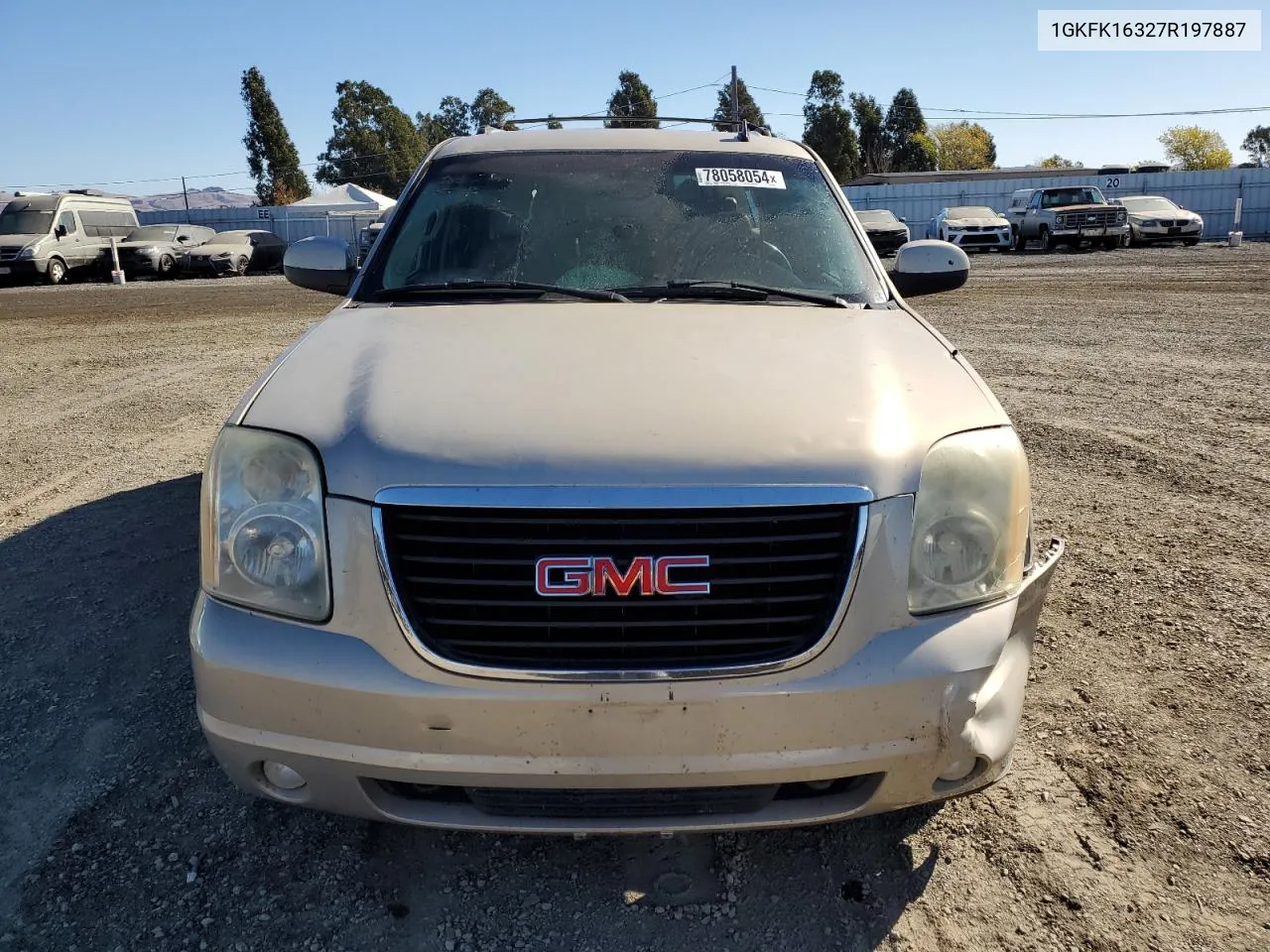 2007 GMC Yukon Xl K1500 VIN: 1GKFK16327R197887 Lot: 78058054