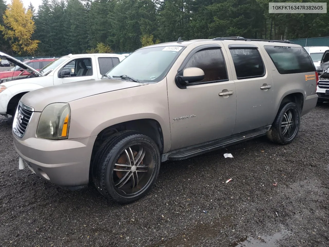 2007 GMC Yukon Xl K1500 VIN: 1GKFK16347R382605 Lot: 78930394