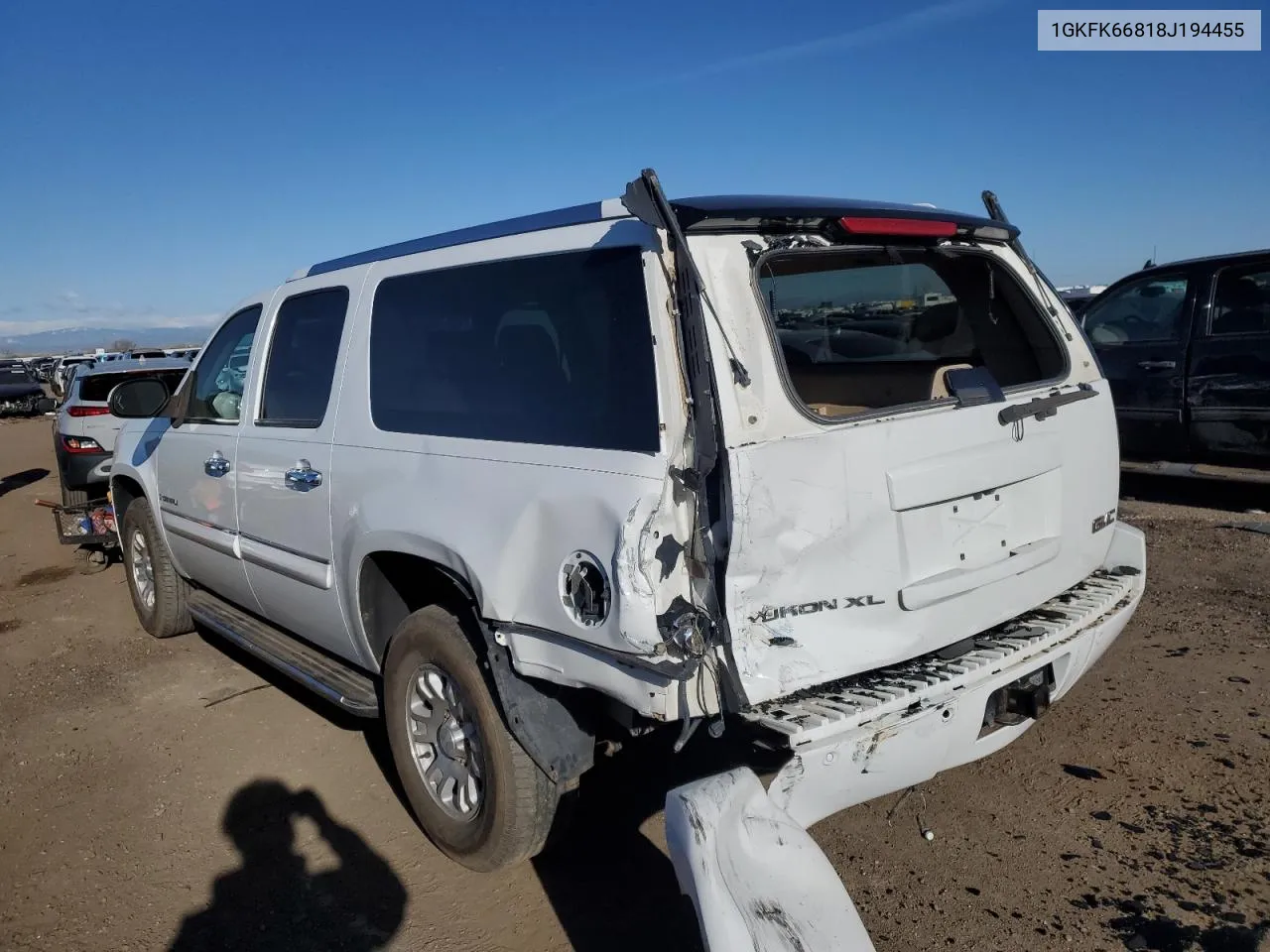 2008 GMC Yukon Xl Denali VIN: 1GKFK66818J194455 Lot: 49621314