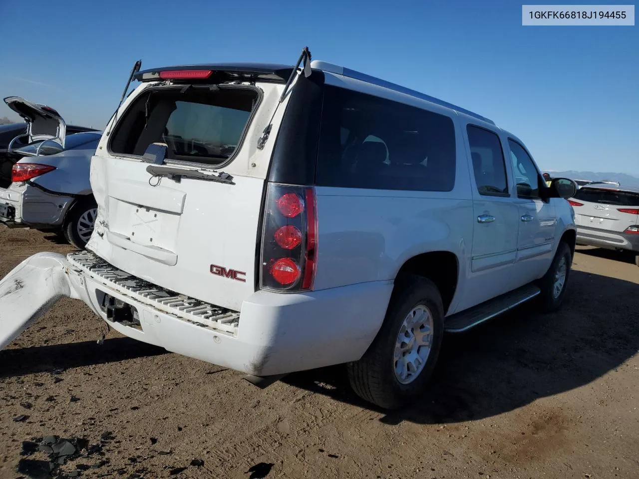 2008 GMC Yukon Xl Denali VIN: 1GKFK66818J194455 Lot: 49621314