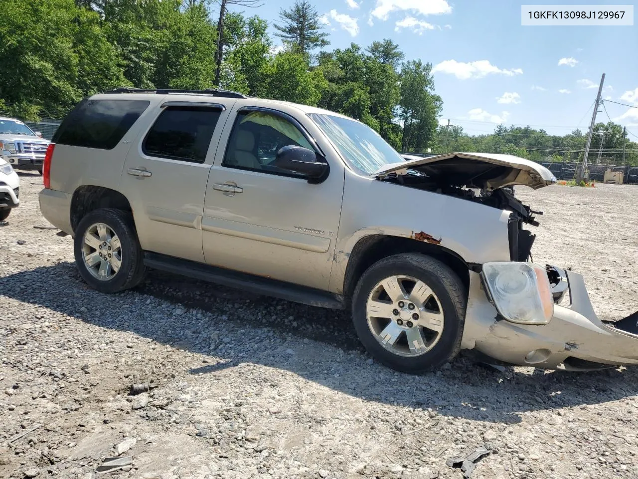 2008 GMC Yukon VIN: 1GKFK13098J129967 Lot: 60289764