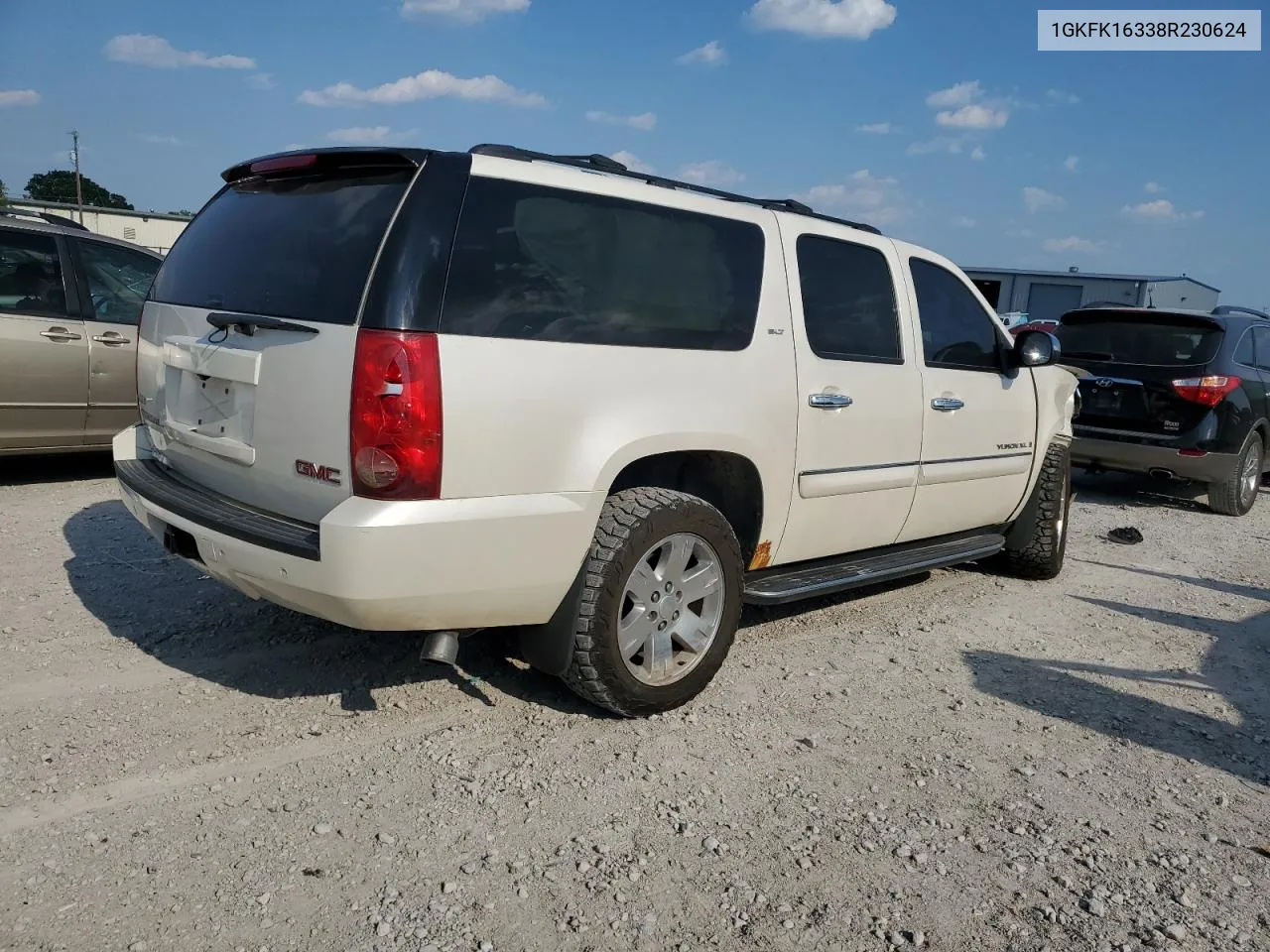 2008 GMC Yukon Xl K1500 VIN: 1GKFK16338R230624 Lot: 62728084