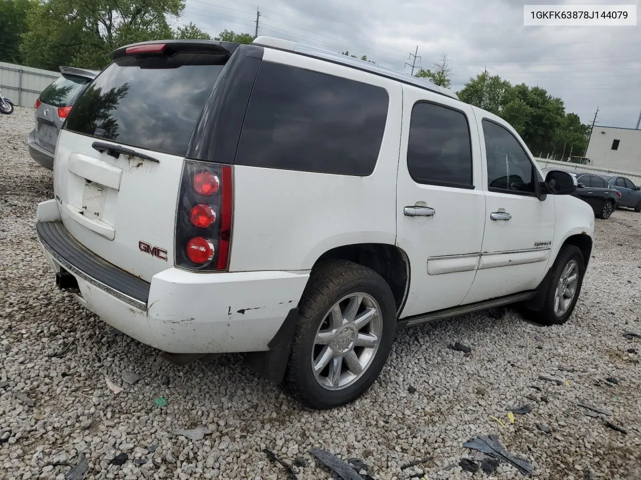 2008 GMC Yukon Denali VIN: 1GKFK63878J144079 Lot: 64323234