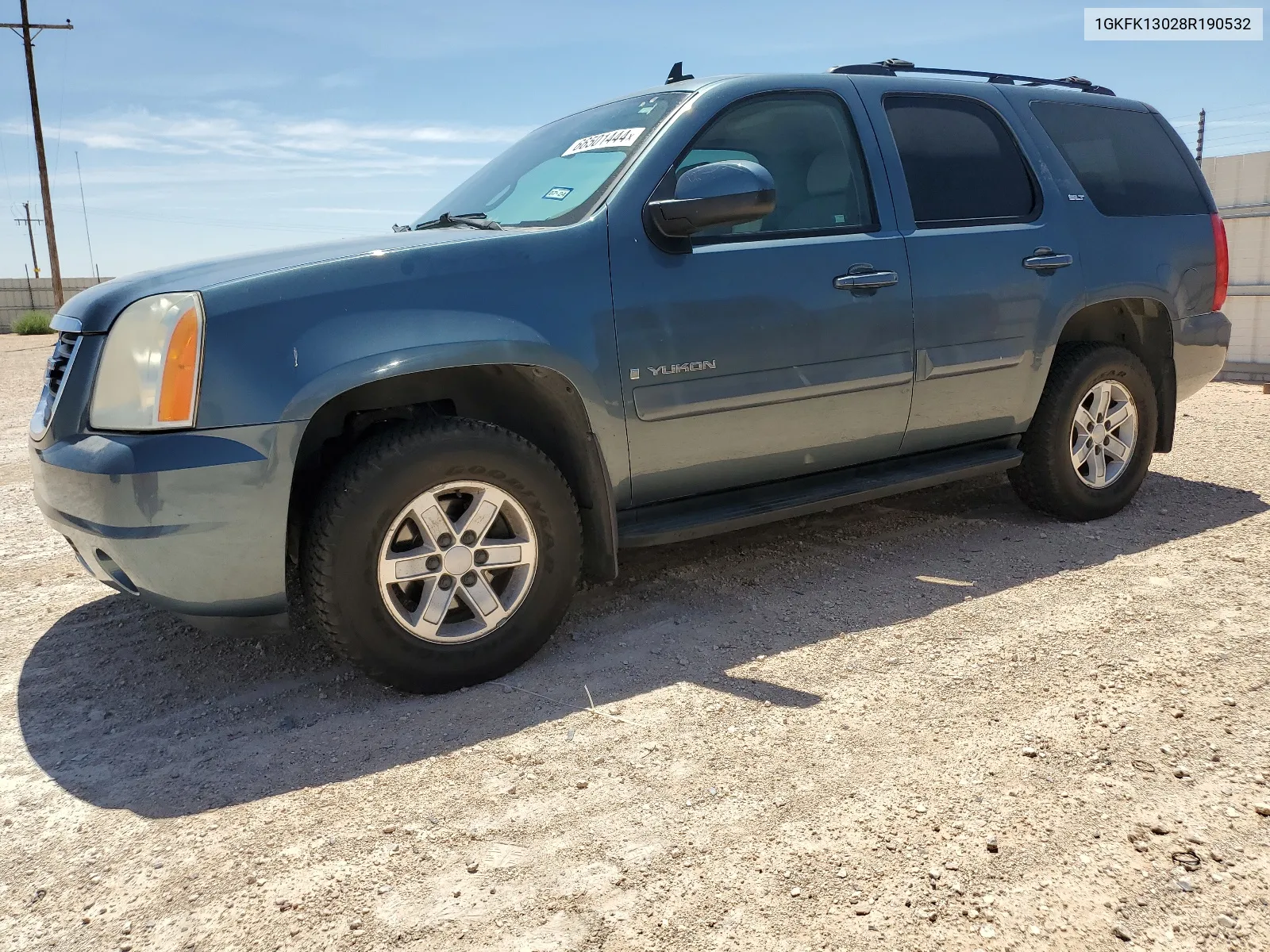 2008 GMC Yukon VIN: 1GKFK13028R190532 Lot: 66501444