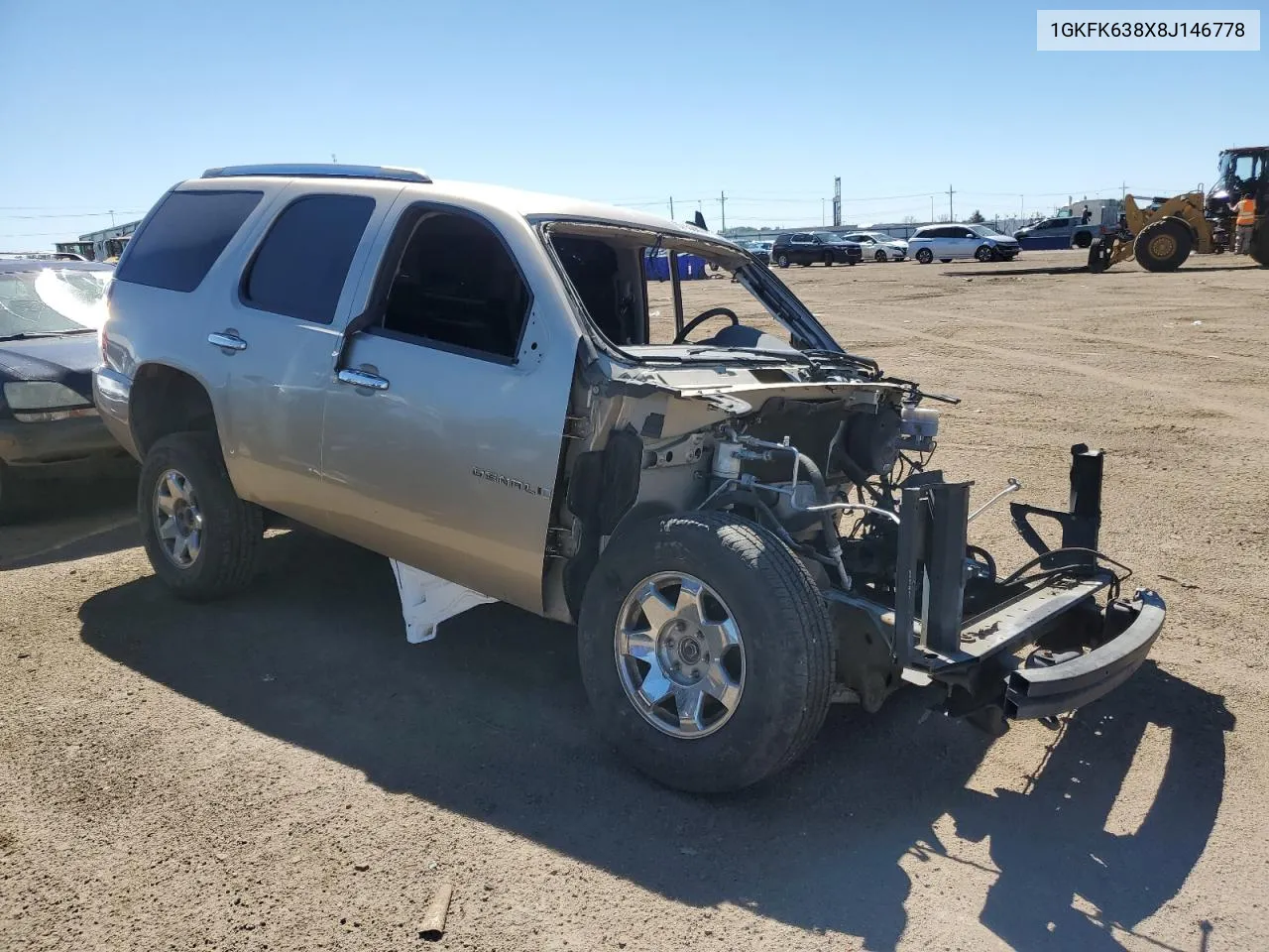 2008 GMC Yukon Denali VIN: 1GKFK638X8J146778 Lot: 67100614