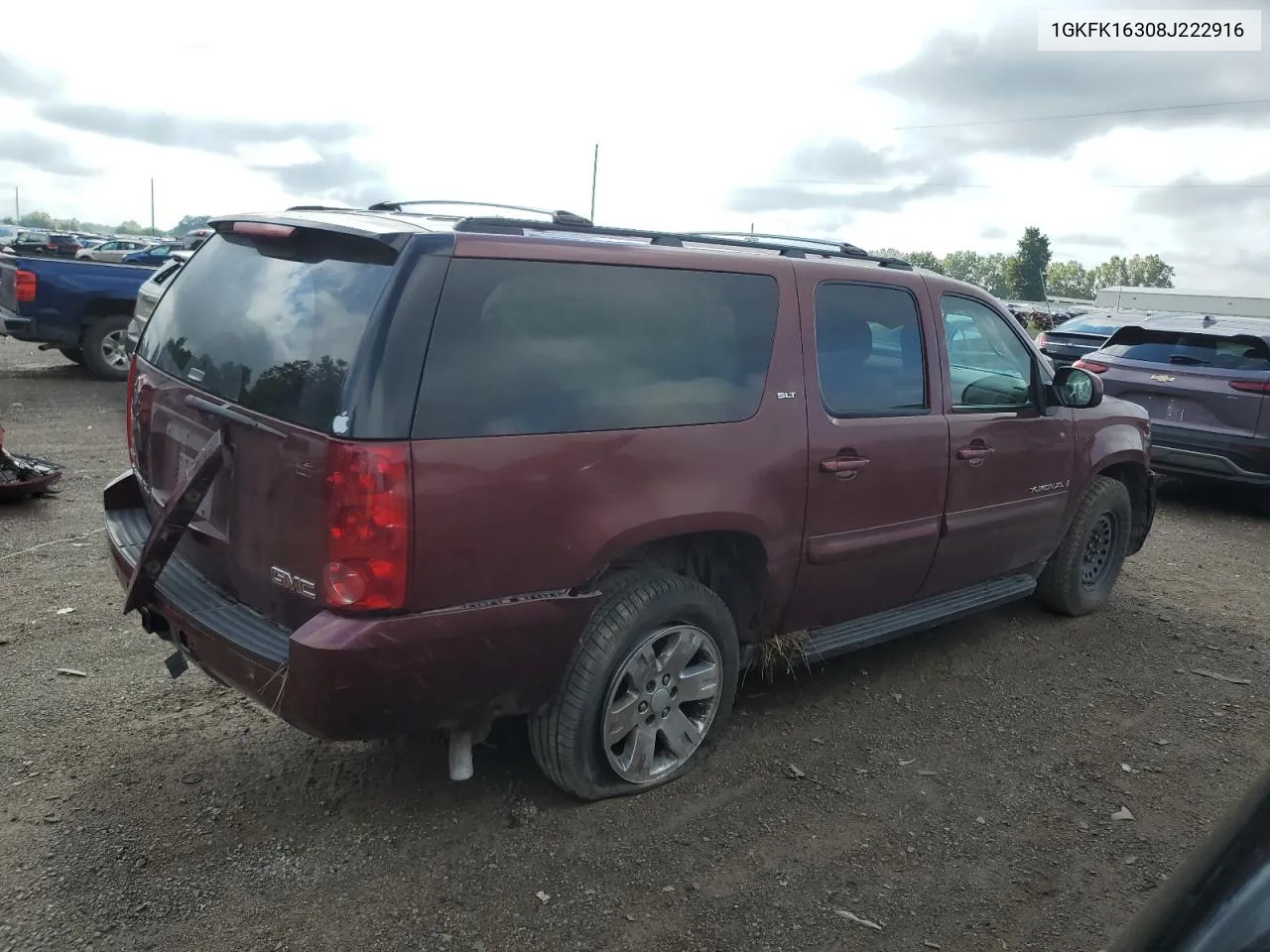 2008 GMC Yukon Xl K1500 VIN: 1GKFK16308J222916 Lot: 68741744