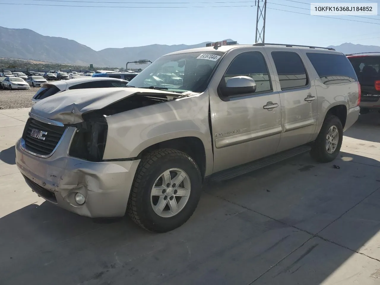 2008 GMC Yukon Xl K1500 VIN: 1GKFK16368J184852 Lot: 69397044