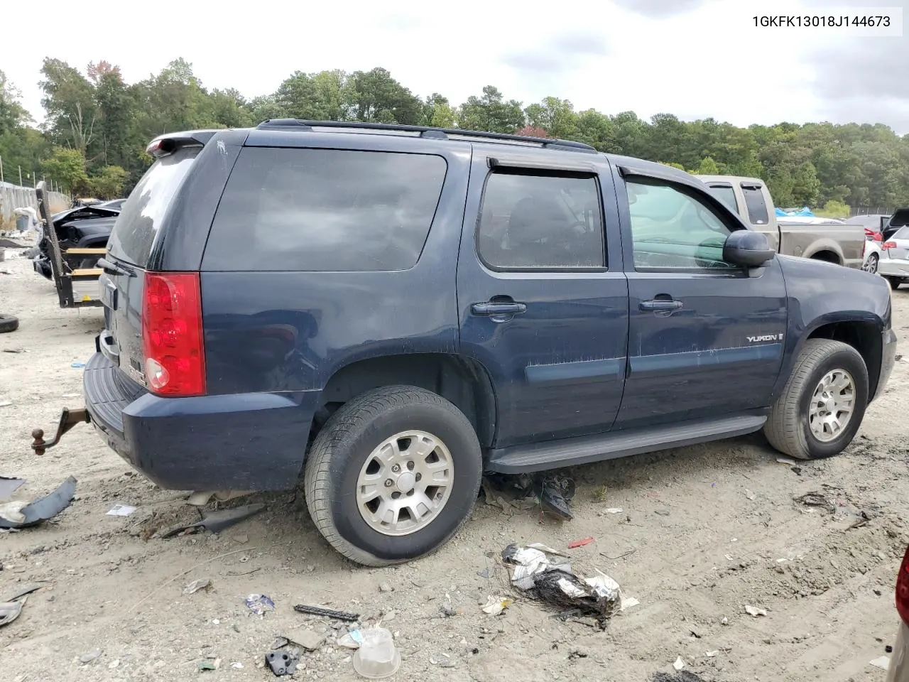 2008 GMC Yukon VIN: 1GKFK13018J144673 Lot: 71287664