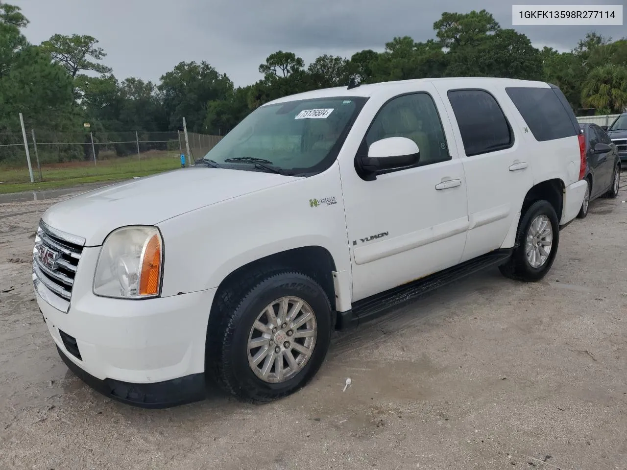 2008 GMC Yukon Hybrid VIN: 1GKFK13598R277114 Lot: 73126504