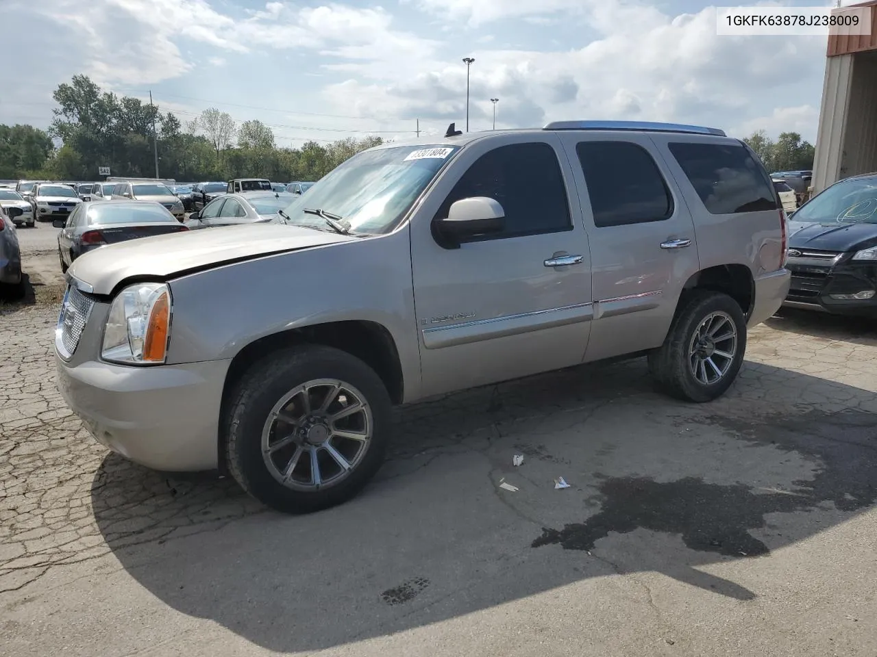 2008 GMC Yukon Denali VIN: 1GKFK63878J238009 Lot: 73301804