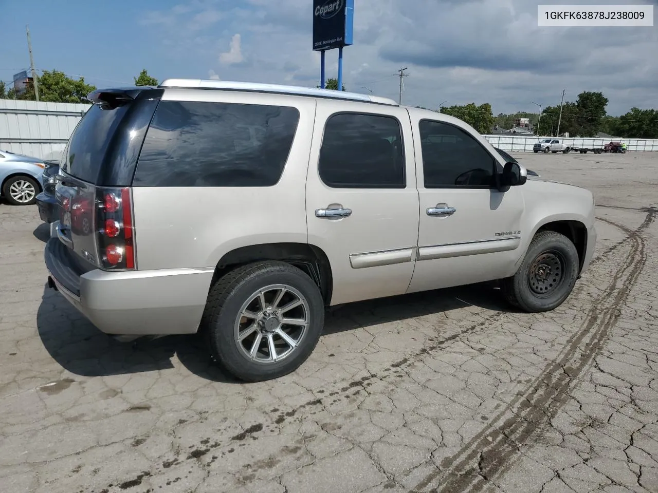 2008 GMC Yukon Denali VIN: 1GKFK63878J238009 Lot: 73301804