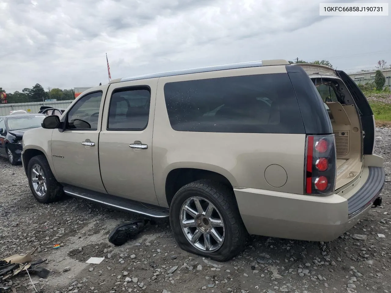 2008 GMC Yukon Xl Denali VIN: 1GKFC66858J190731 Lot: 73753584