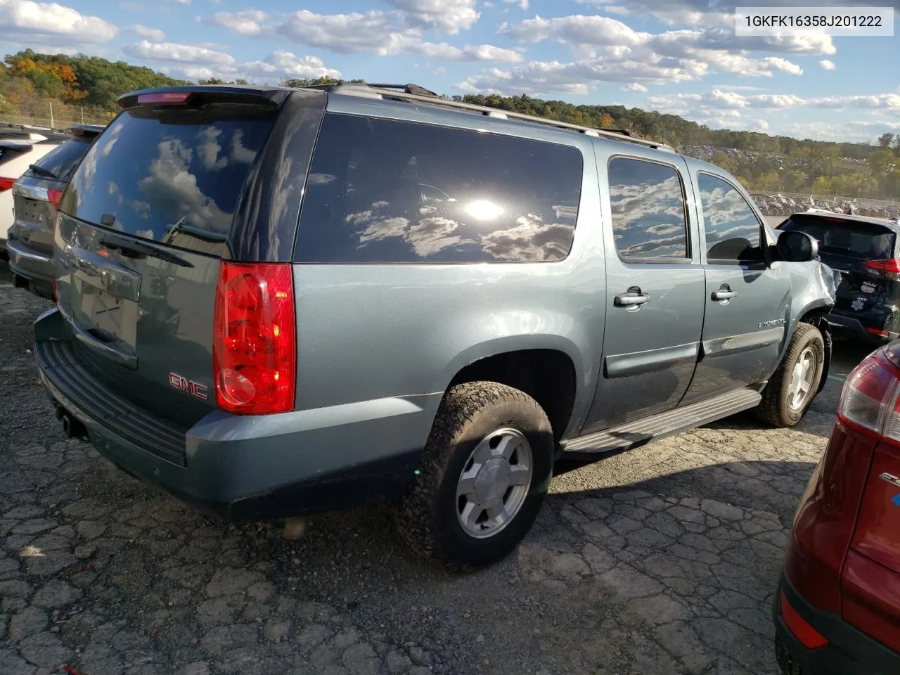 2008 GMC Yukon Xl K1500 VIN: 1GKFK16358J201222 Lot: 74222364