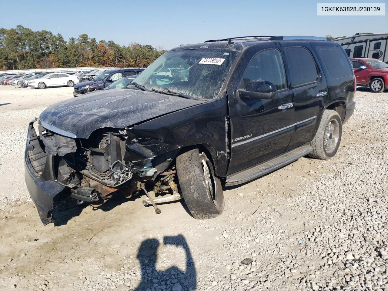 2008 GMC Yukon Denali VIN: 1GKFK63828J230139 Lot: 75723093