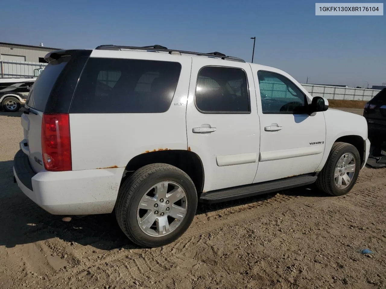 2008 GMC Yukon VIN: 1GKFK130X8R176104 Lot: 75726034