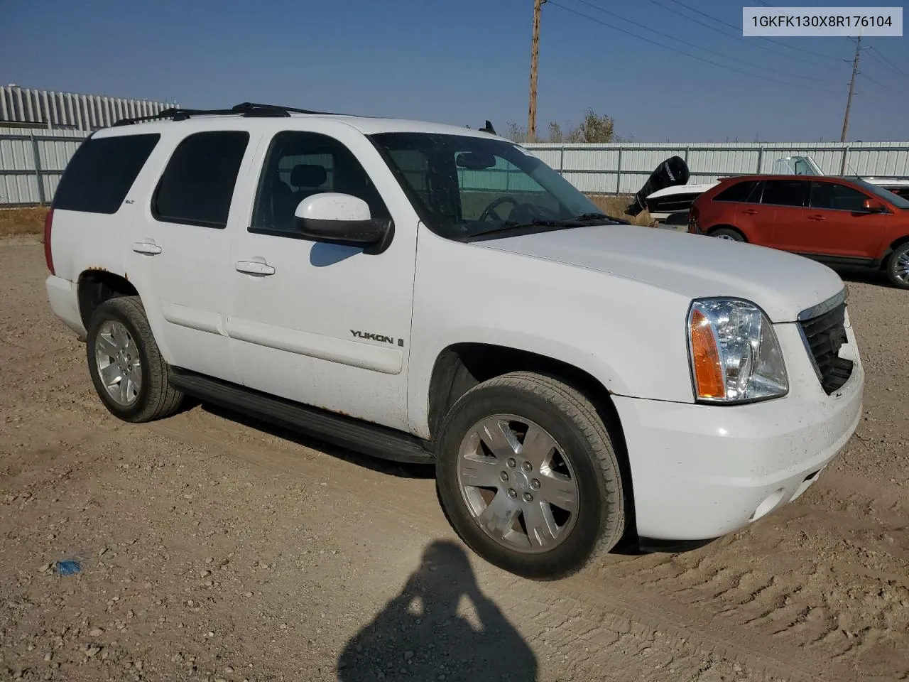 2008 GMC Yukon VIN: 1GKFK130X8R176104 Lot: 75726034