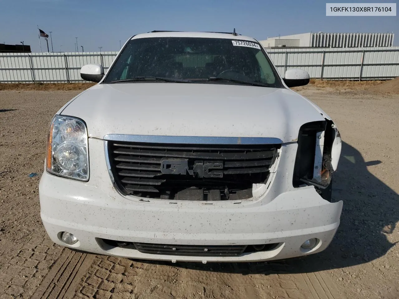 1GKFK130X8R176104 2008 GMC Yukon