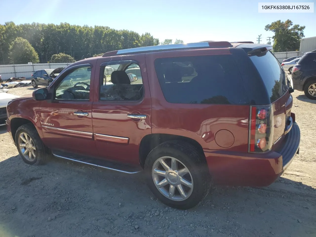 1GKFK63808J167526 2008 GMC Yukon Denali