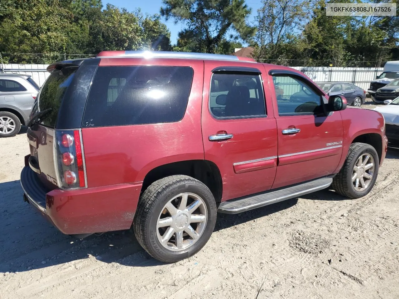 1GKFK63808J167526 2008 GMC Yukon Denali